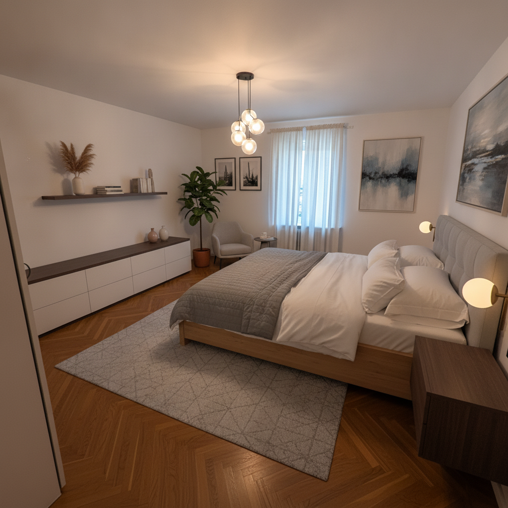 Modern Living room After