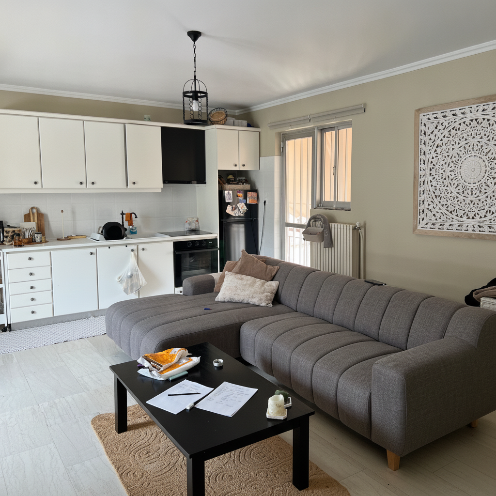 Modern Living room After
