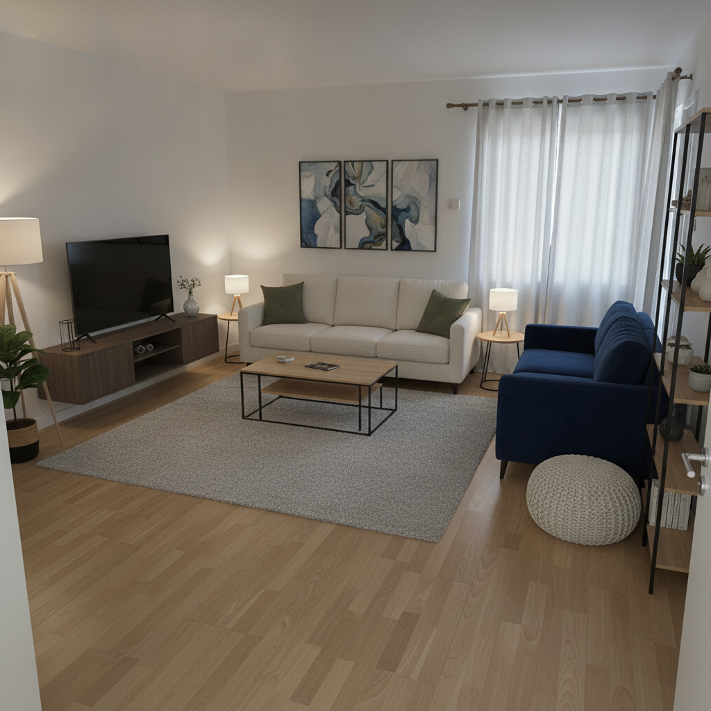 Modern Living room After