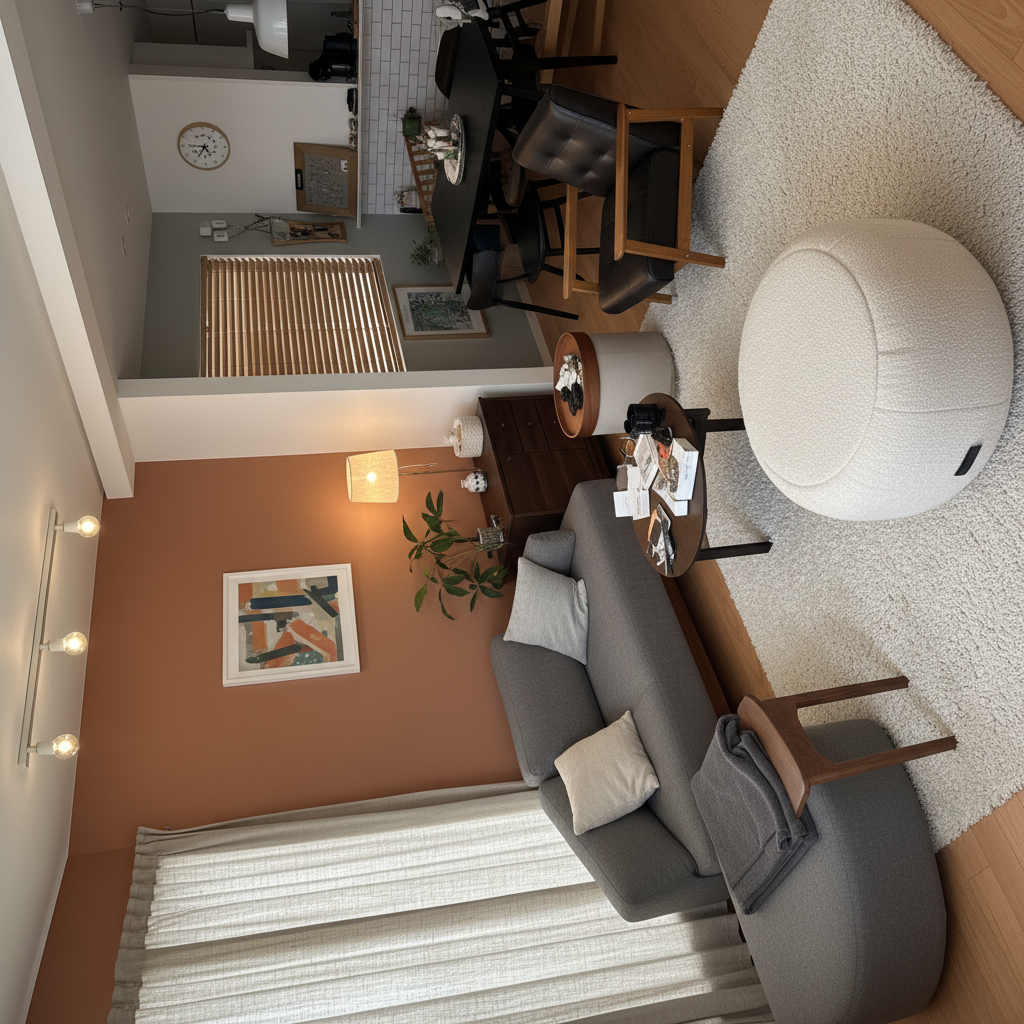 Modern Living room After