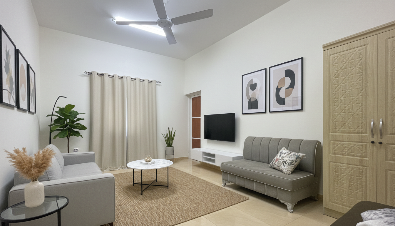 Modern Living room After