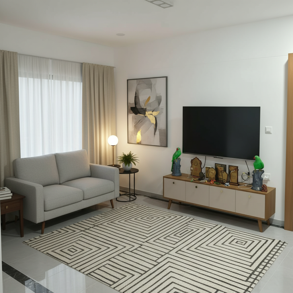 Modern Living room After