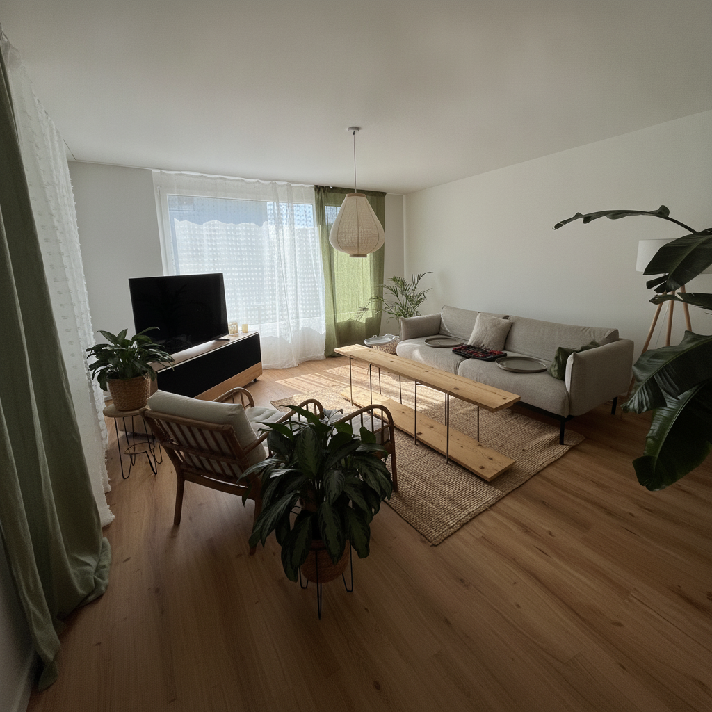 Modern Living room After
