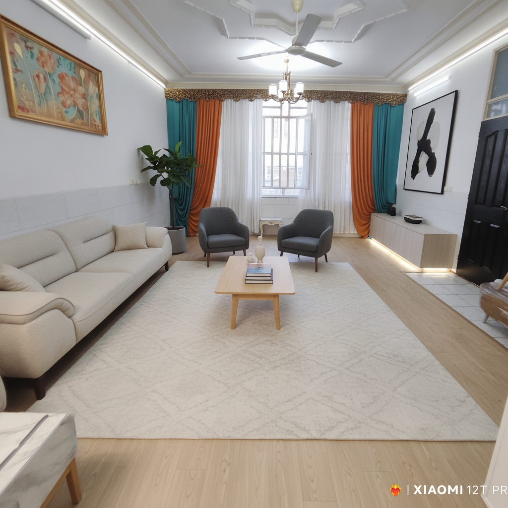 Minimalist Living room After