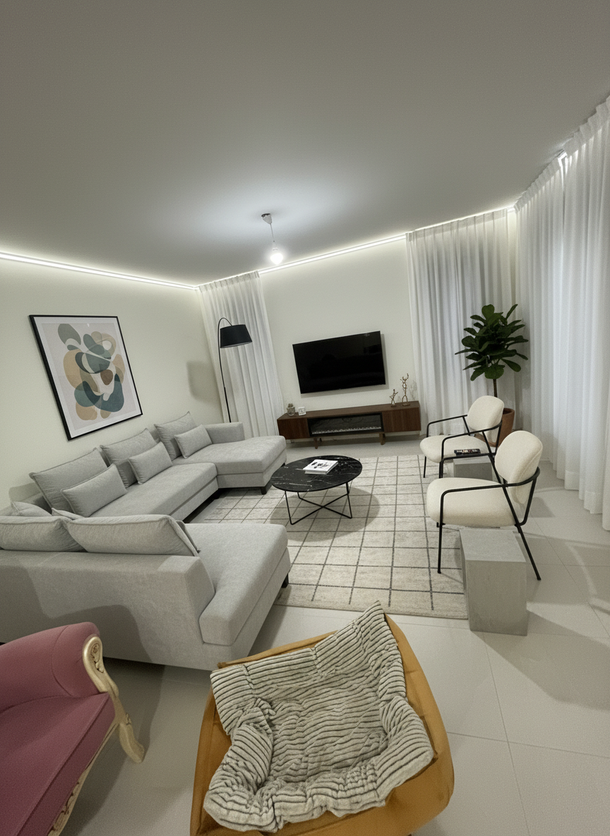 Modern Living room After