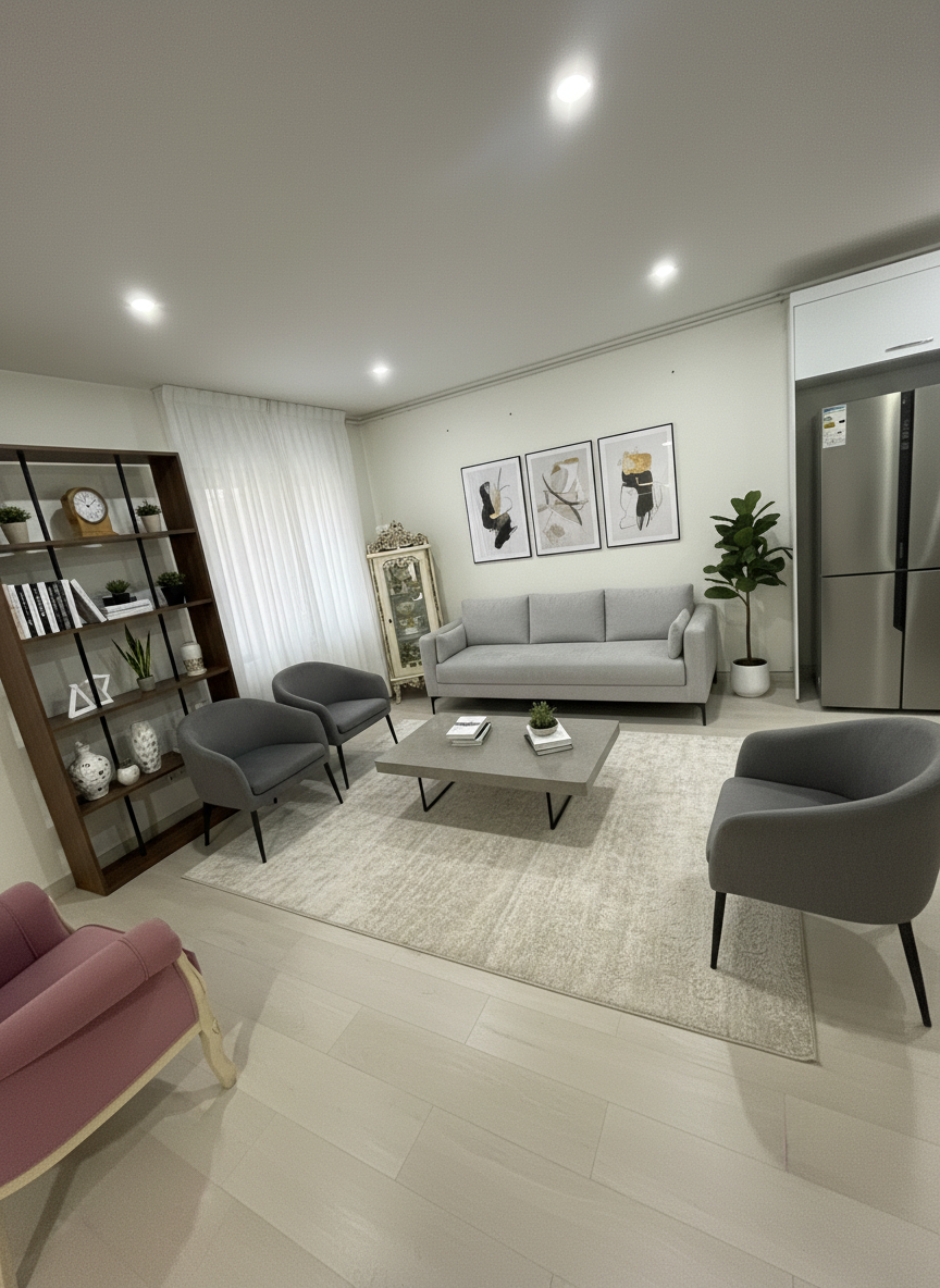 Modern Living room After
