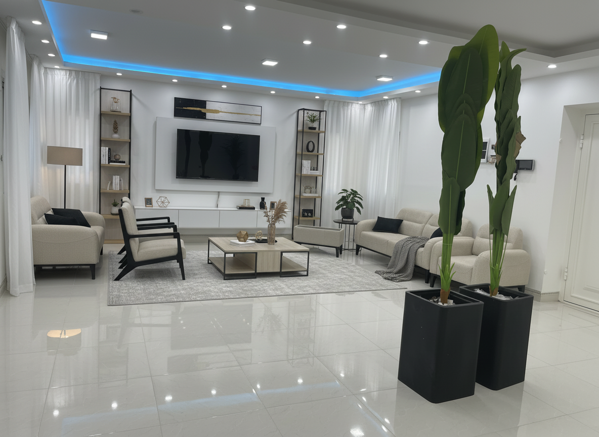 Modern Living room After