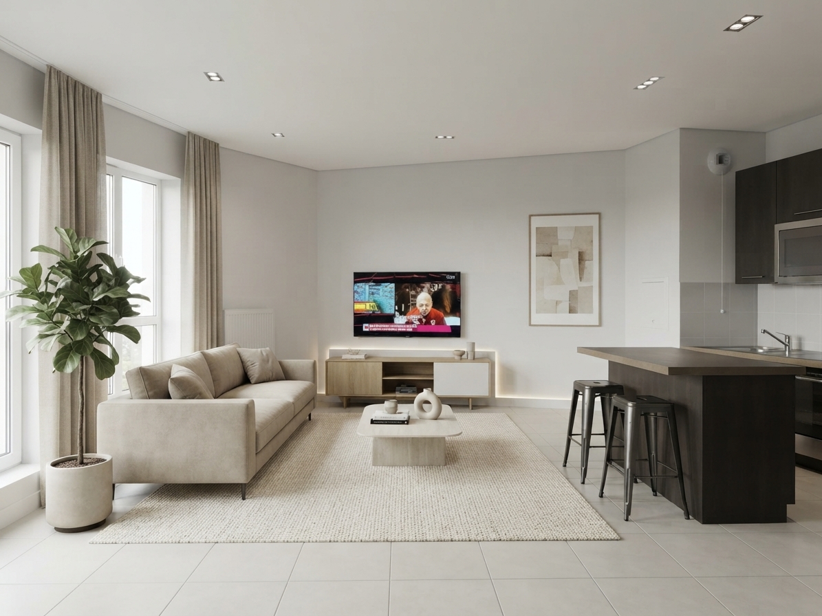 Modern Living room After
