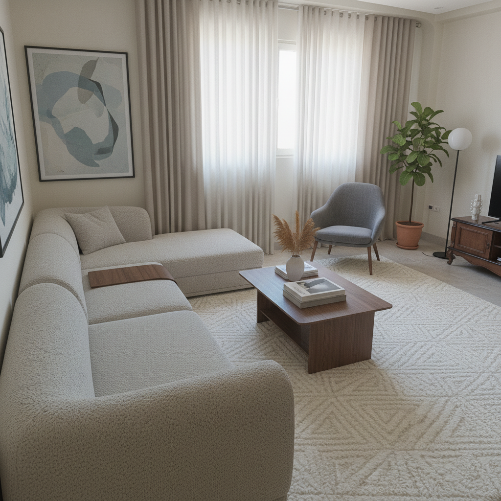 Modern Living room After