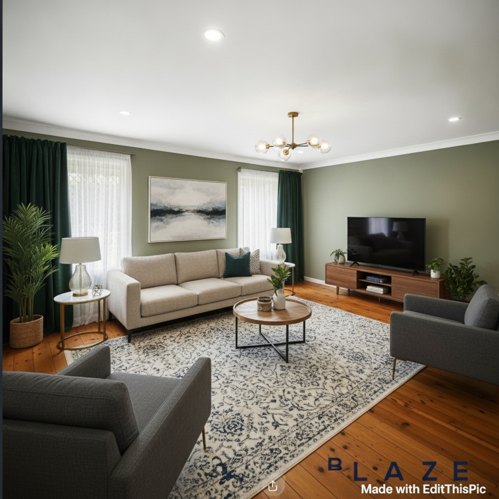 Modern Living room After