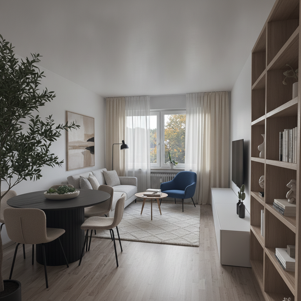 Modern Living room After
