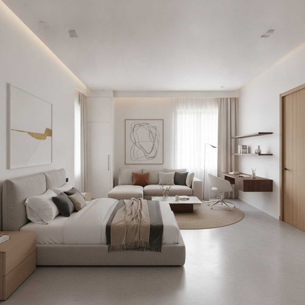 Modern Living room After