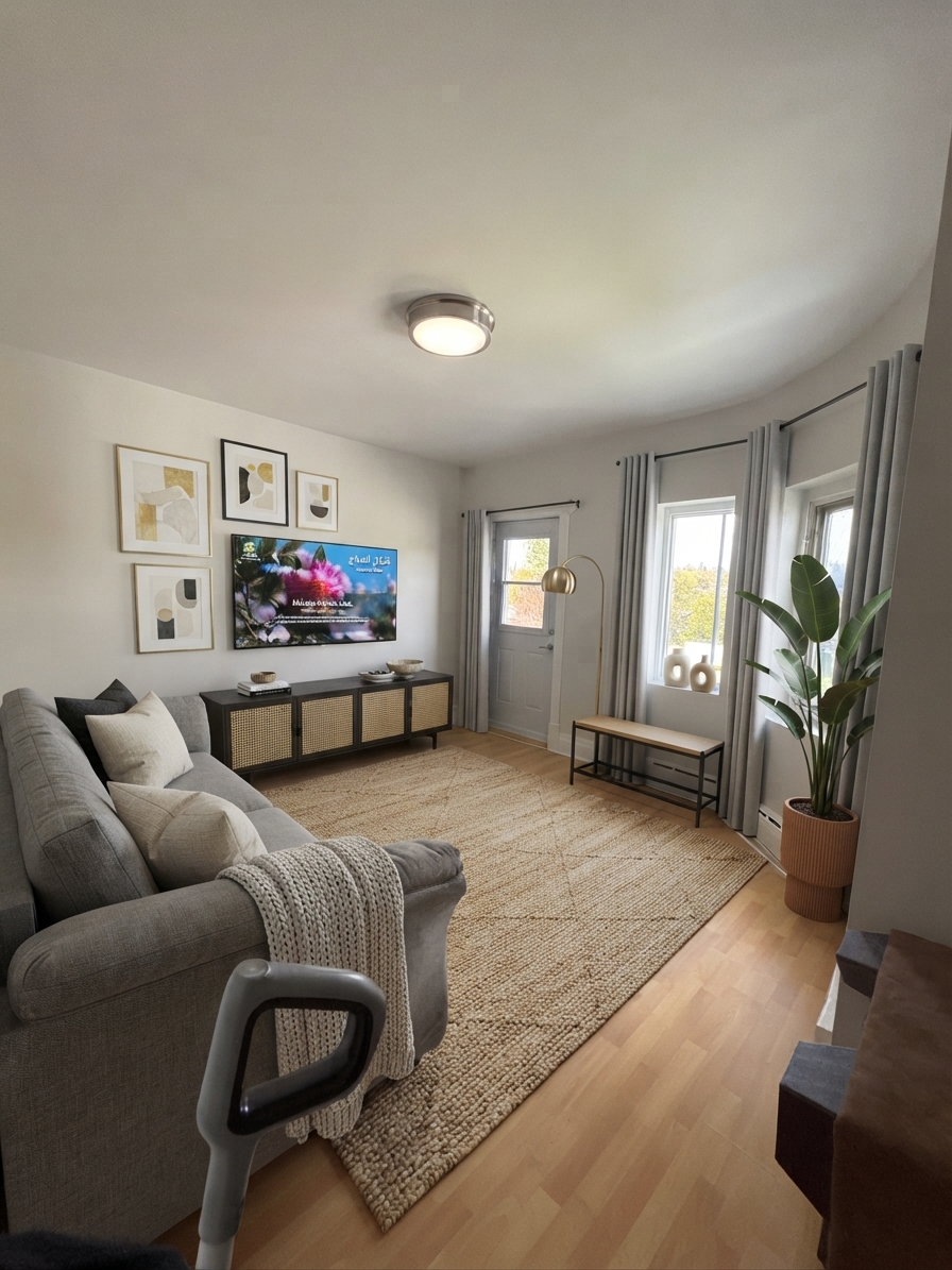 Modern Living room After