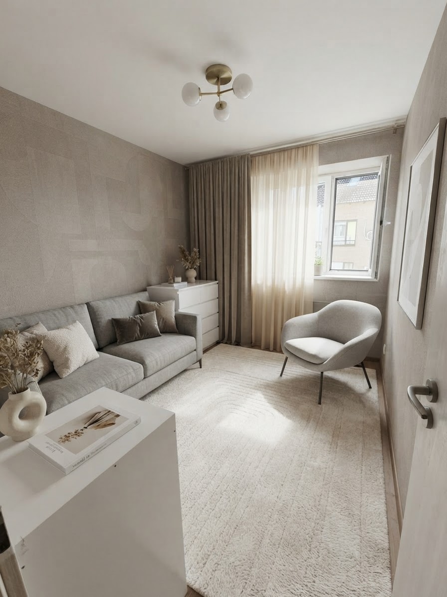 Modern Living room After