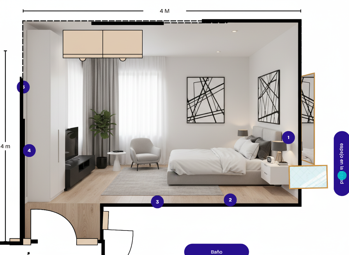 Minimalist Living room After