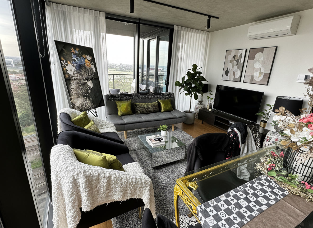 Modern Living room After