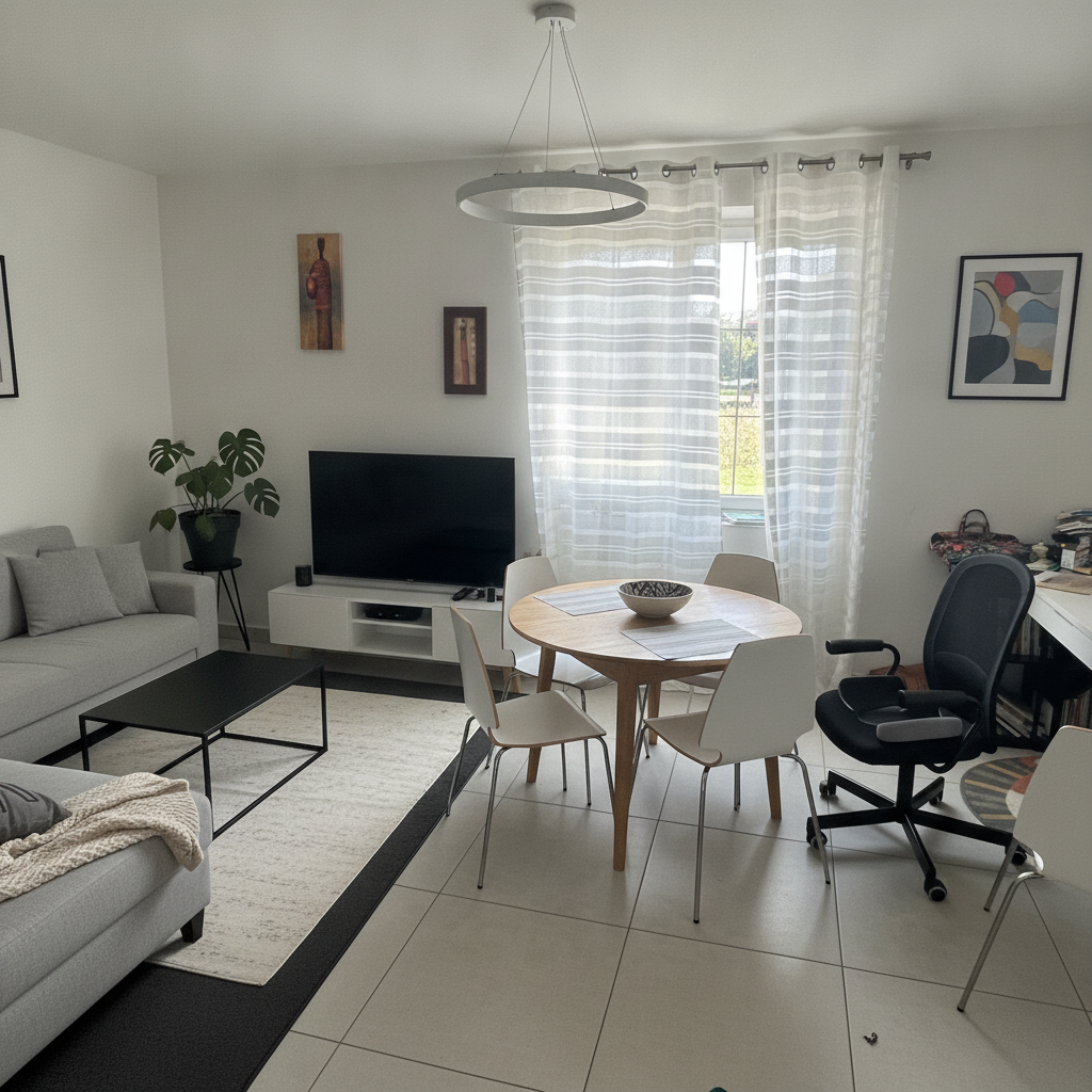 Modern Living room After