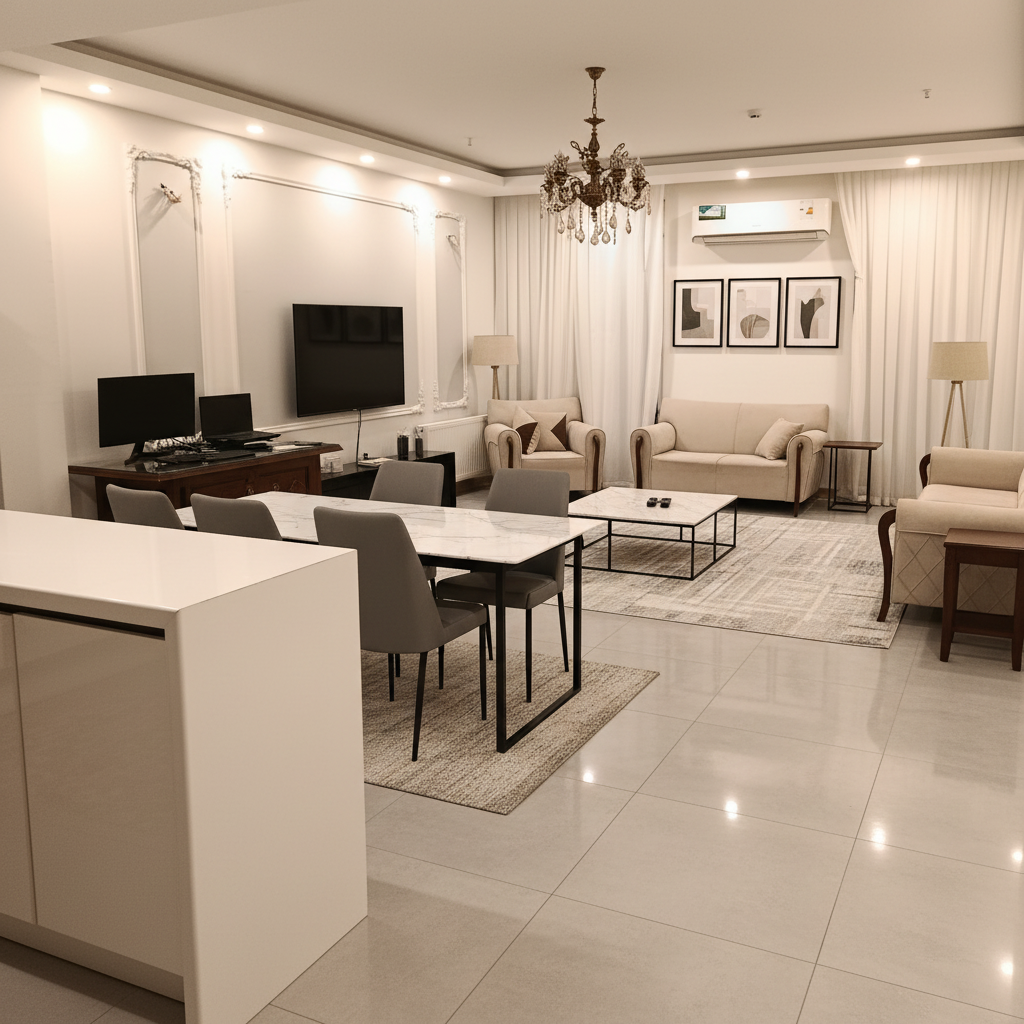 Modern Living room After