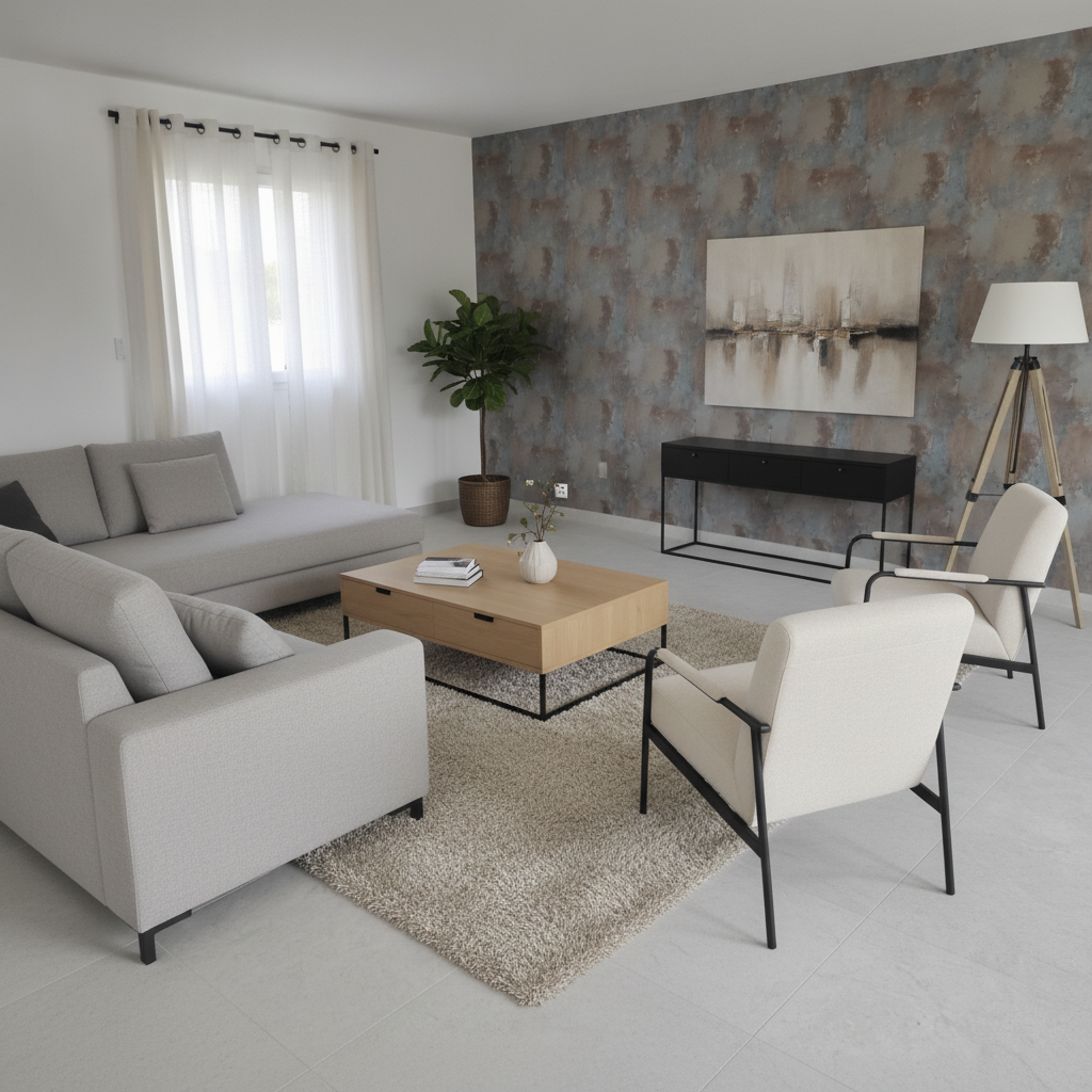Modern Living room After
