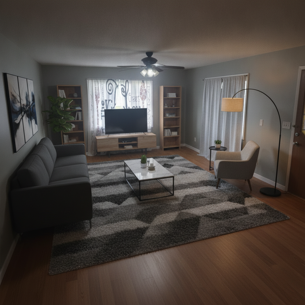 Modern Living room After