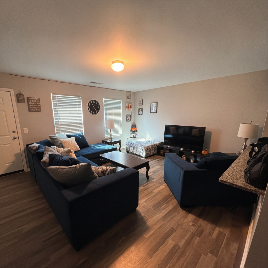 Modern Living room After