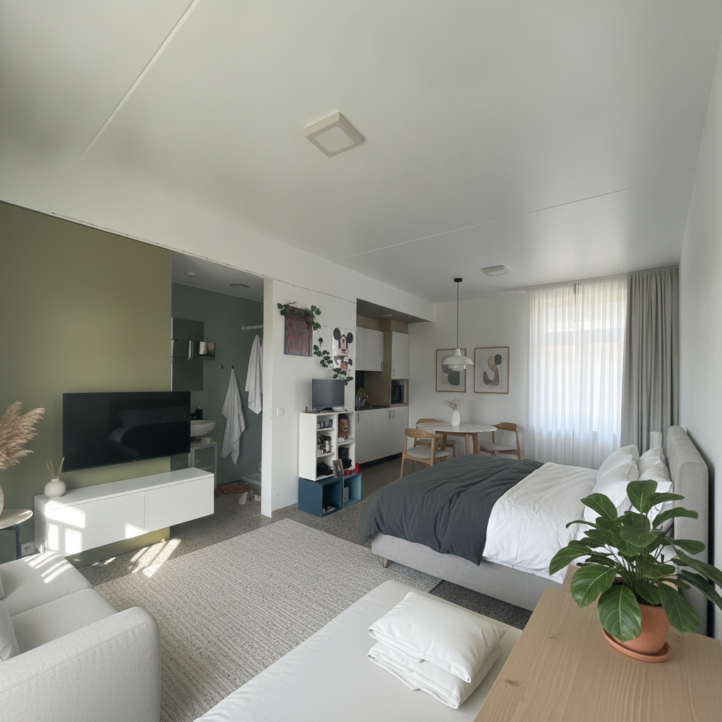 Modern Living room After
