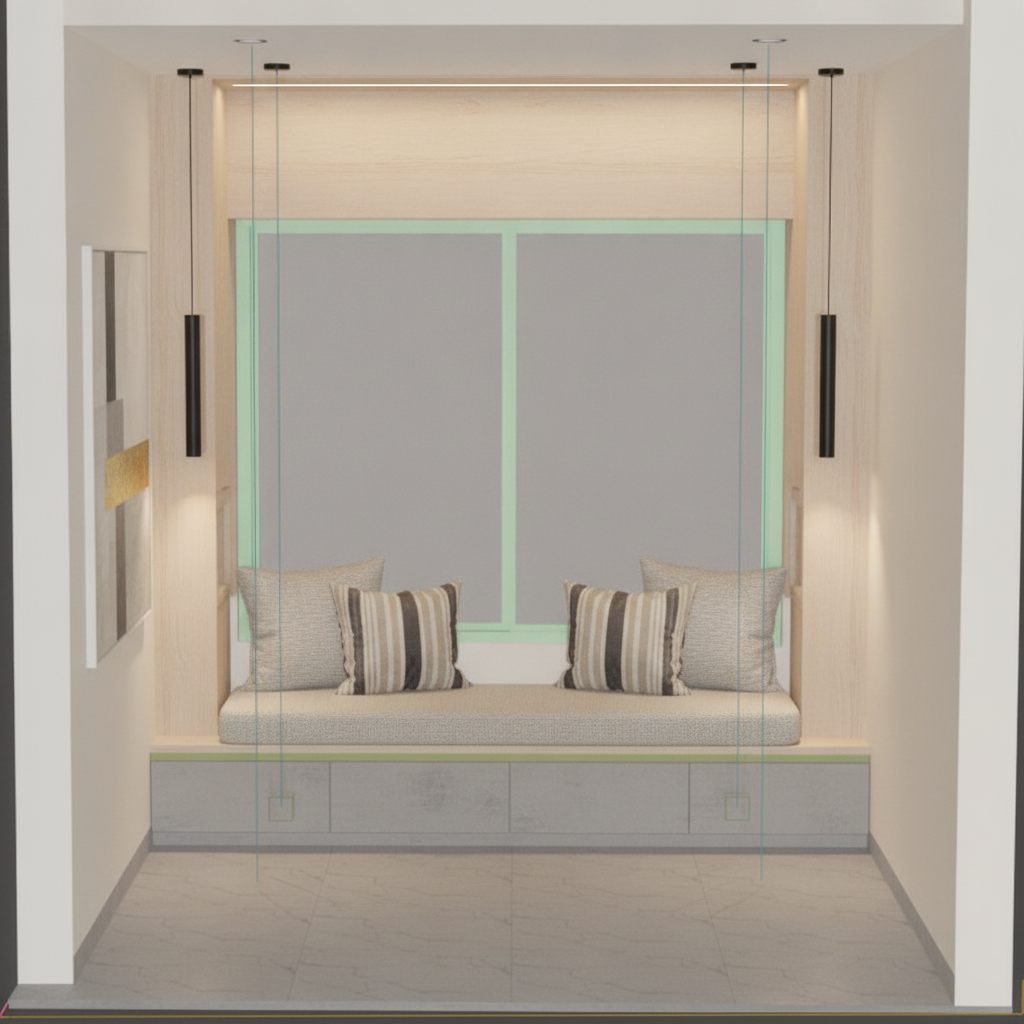 Modern Living room After