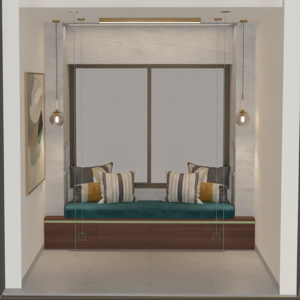Modern Living room After