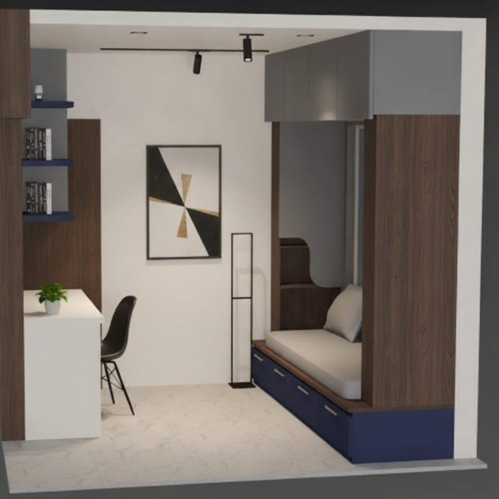 Modern Living room After