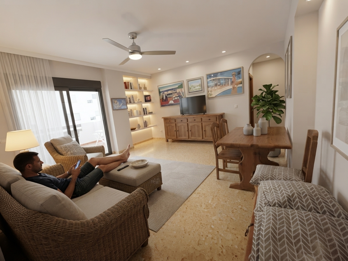 Modern Living room After