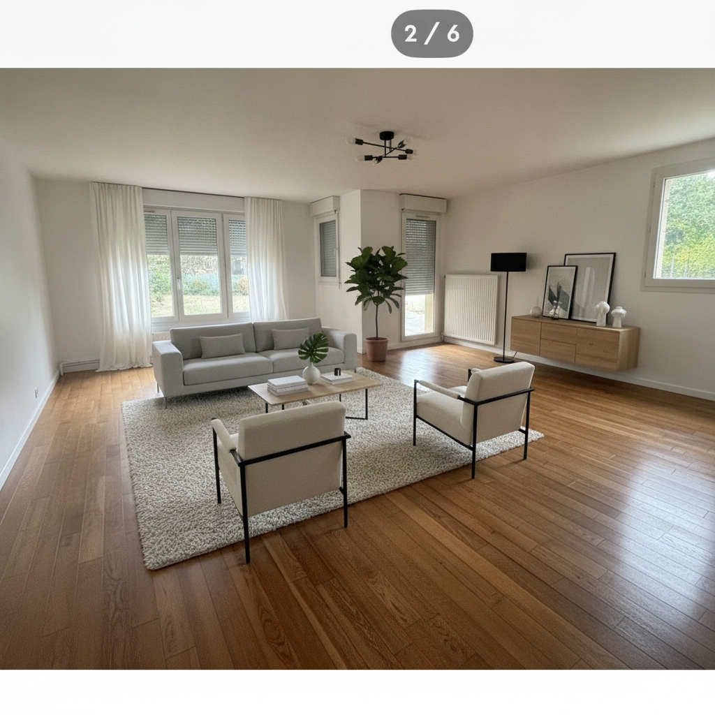 Modern Living room After