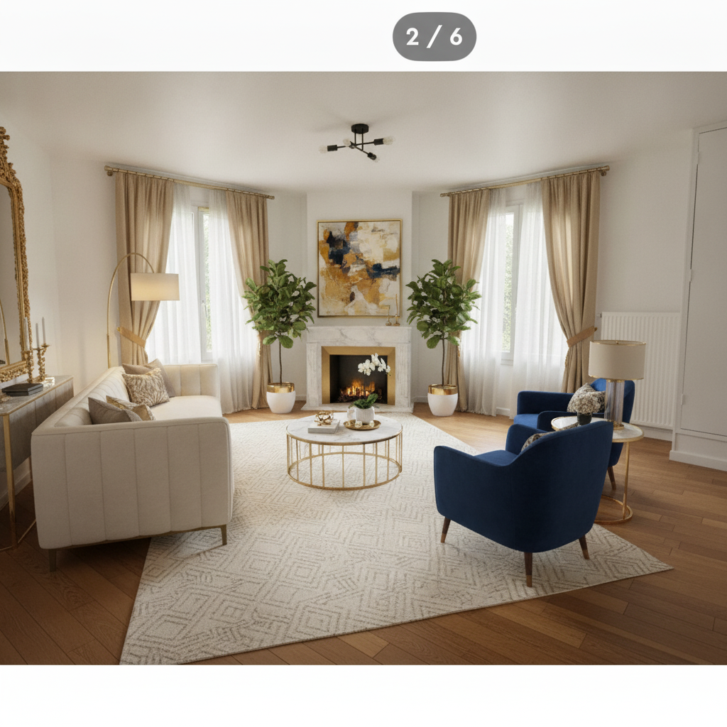 Modern Luxury Living room After