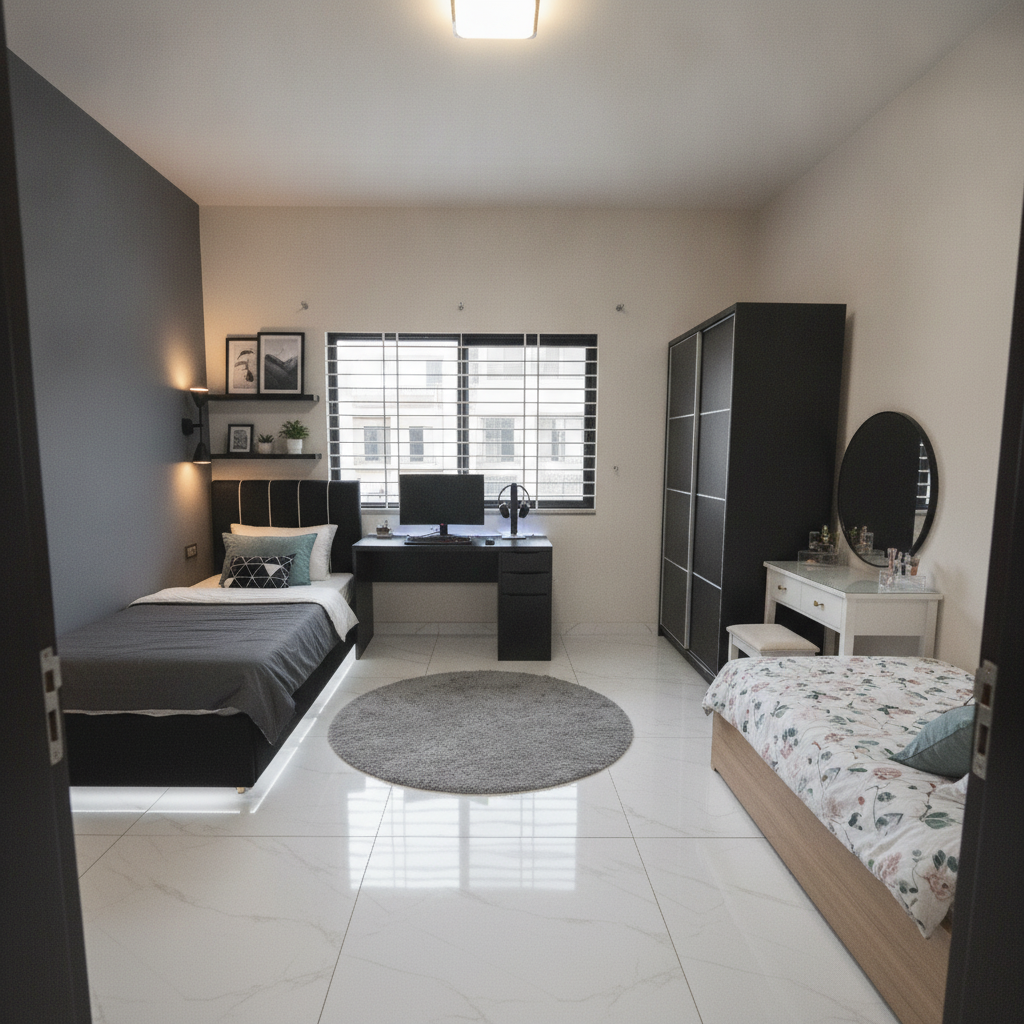 Modern Living room After