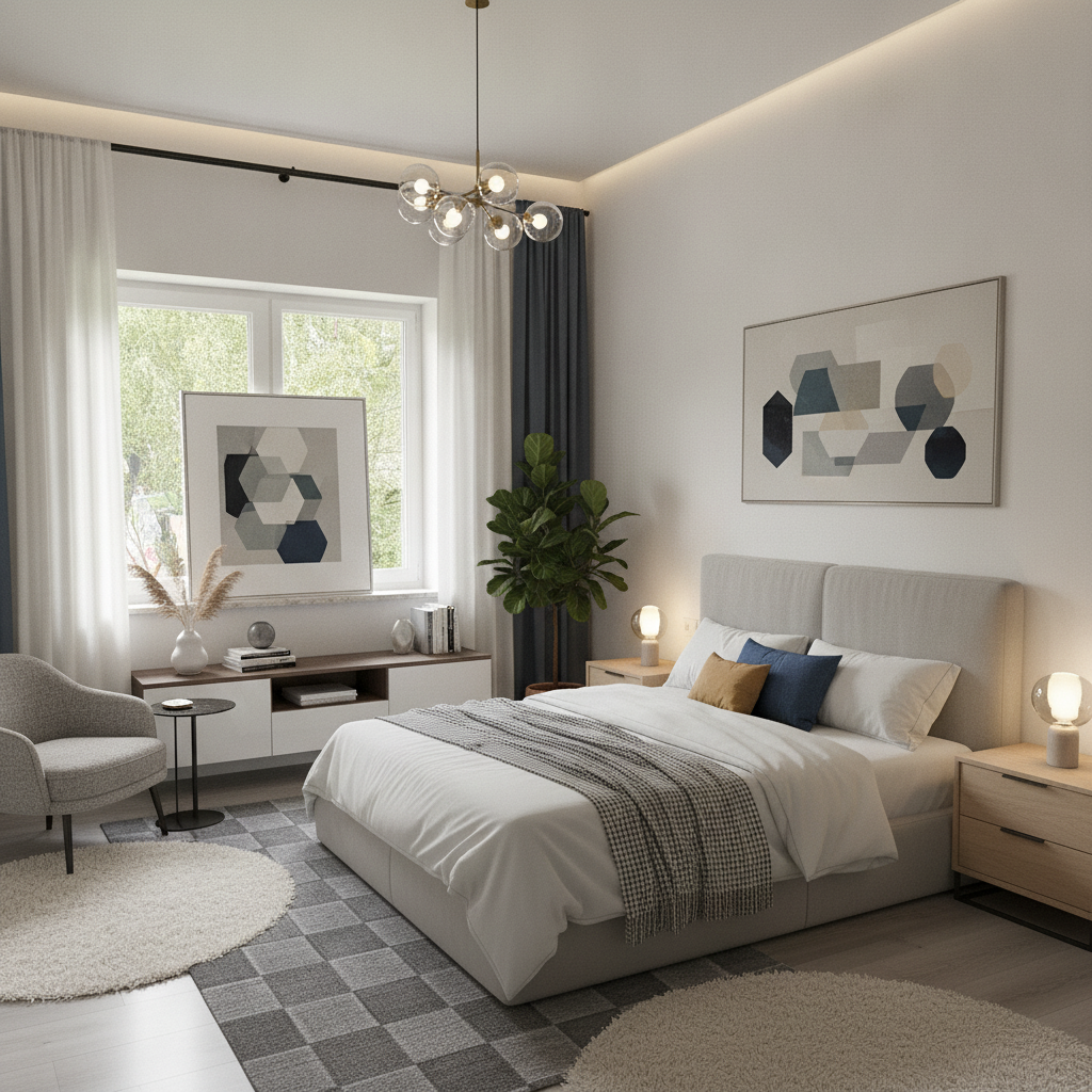 Modern Living room After