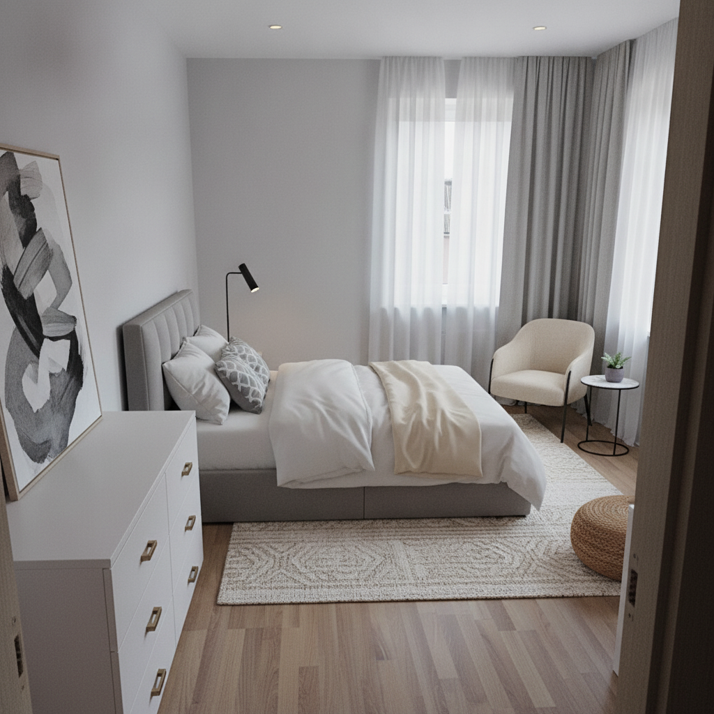 Modern Living room After