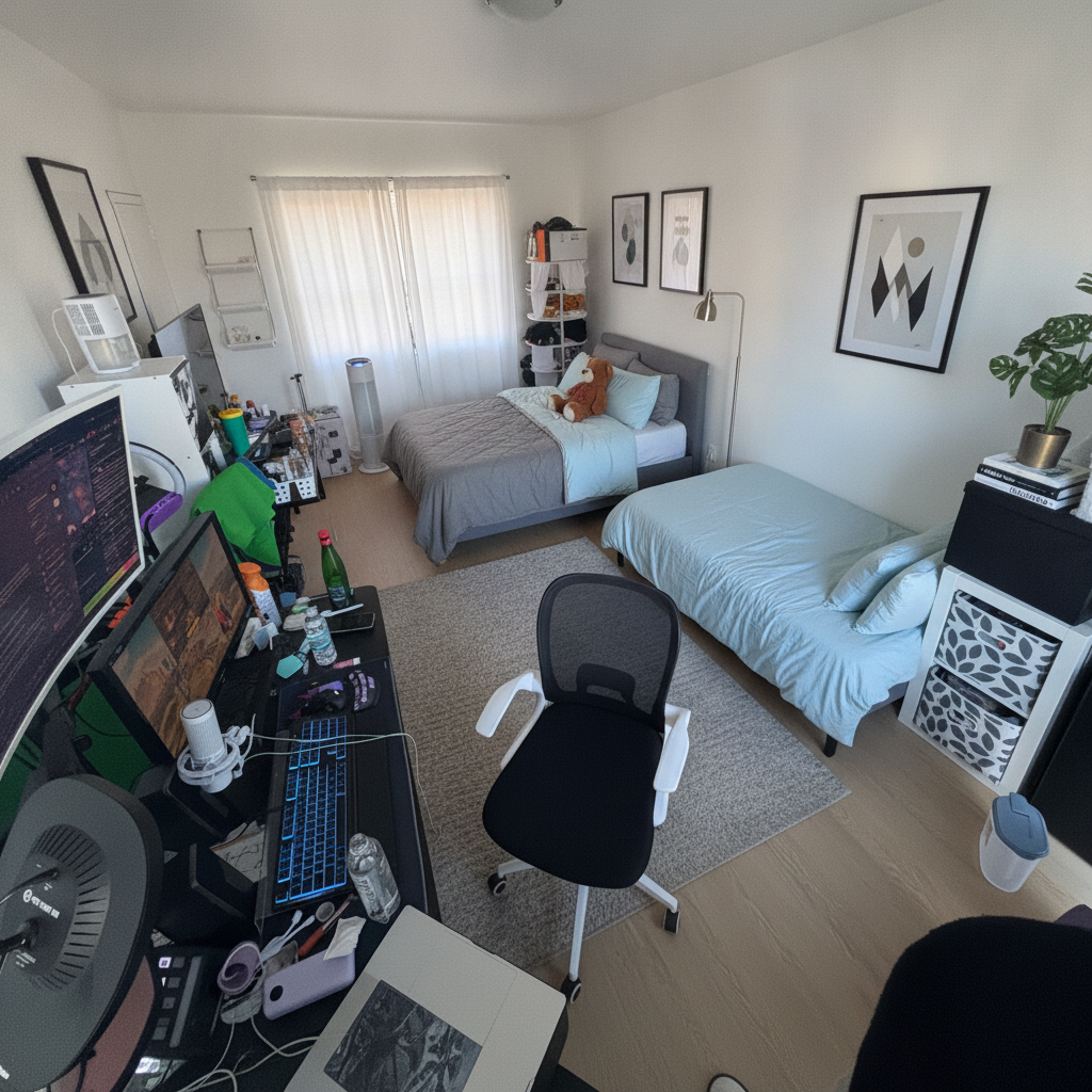 Modern Living room After