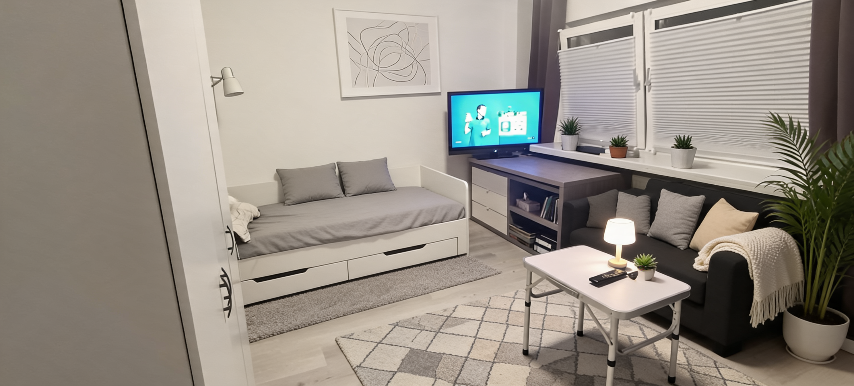 Modern Living room After