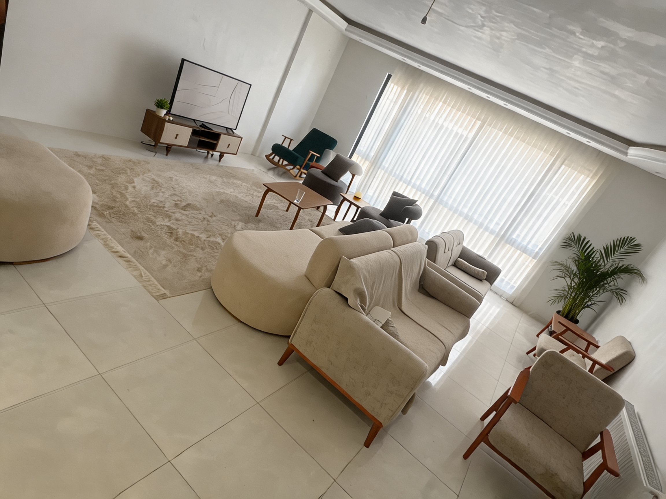 Modern Living room After