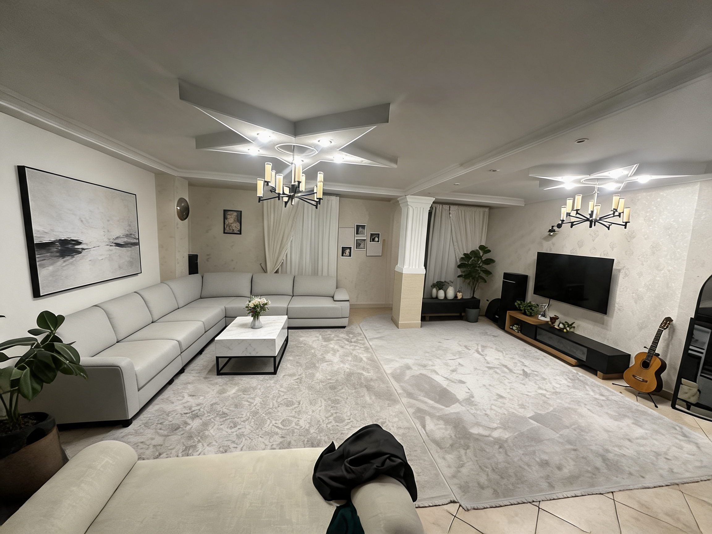 Modern Living room After