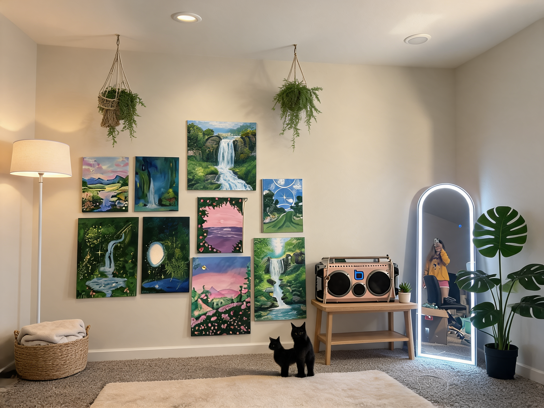 Modern Living room After