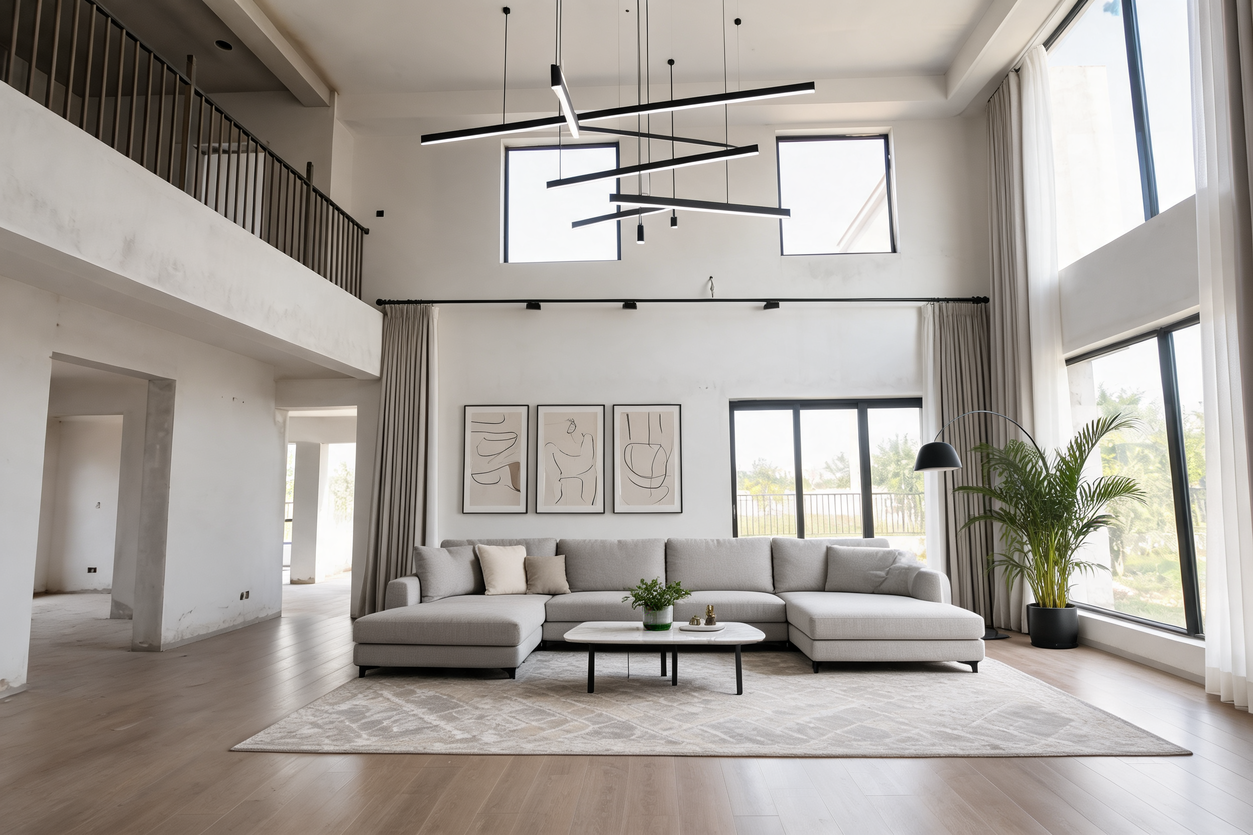 Modern Living room After