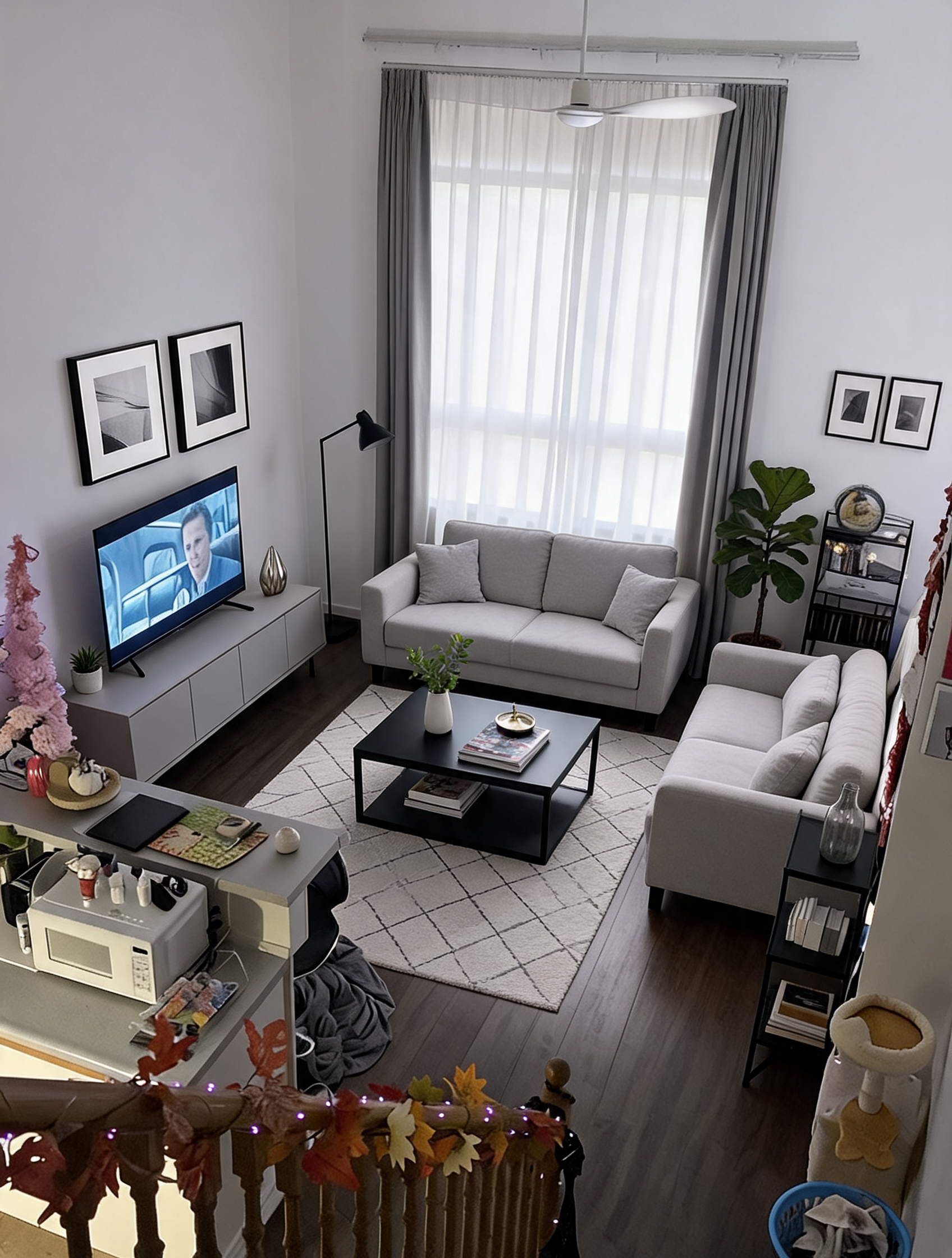 Modern Living room After