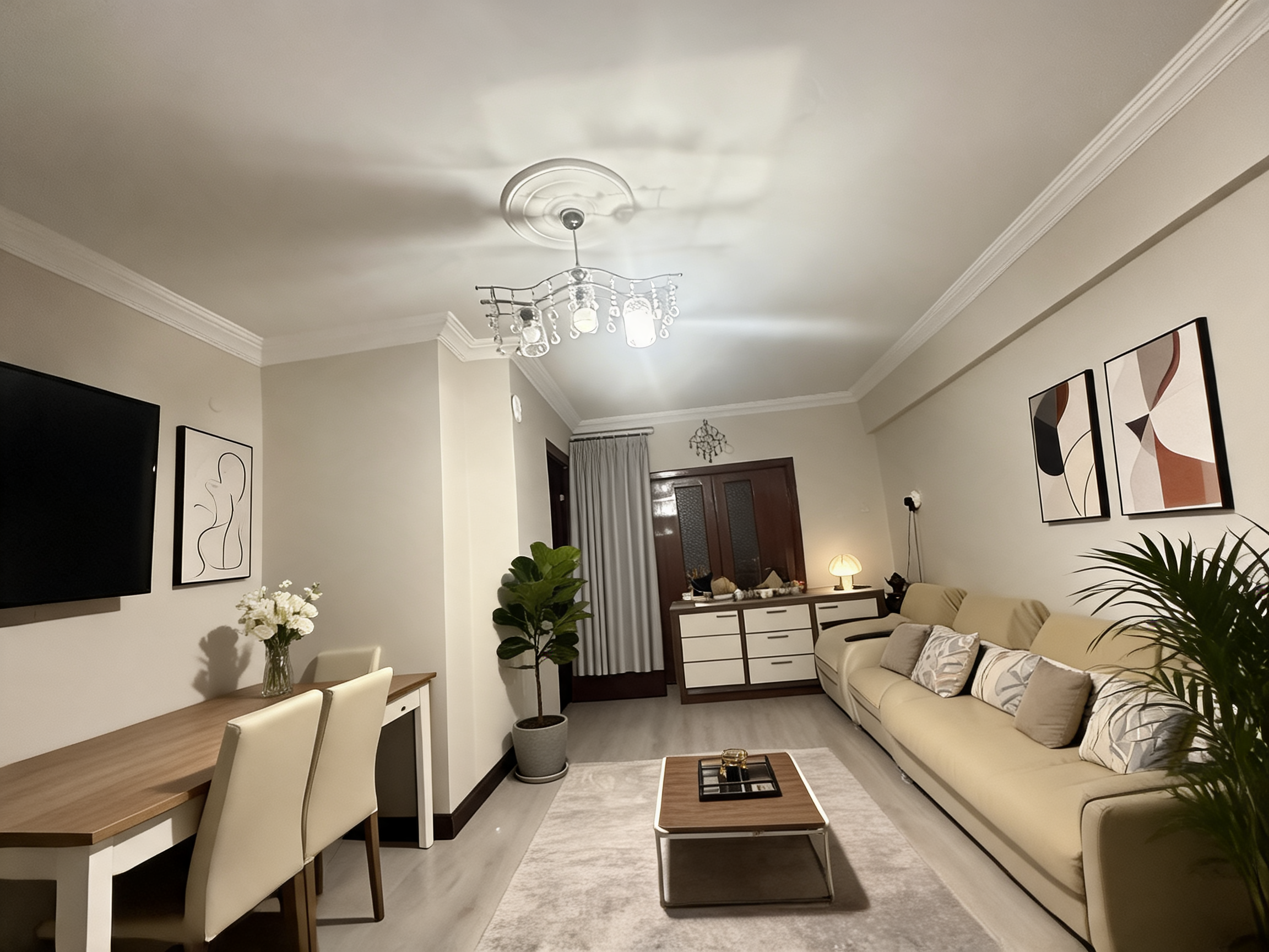 Modern Living room After