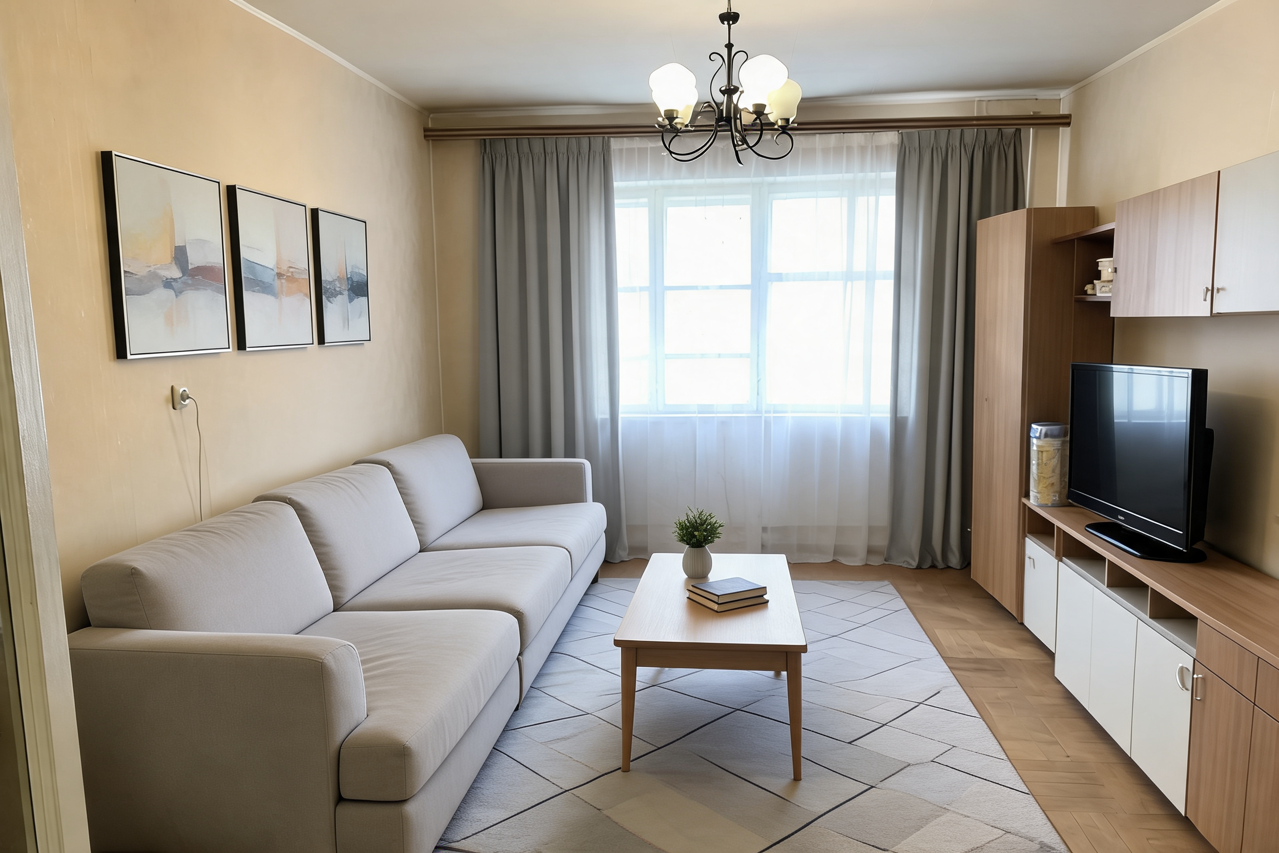 Modern Living room After