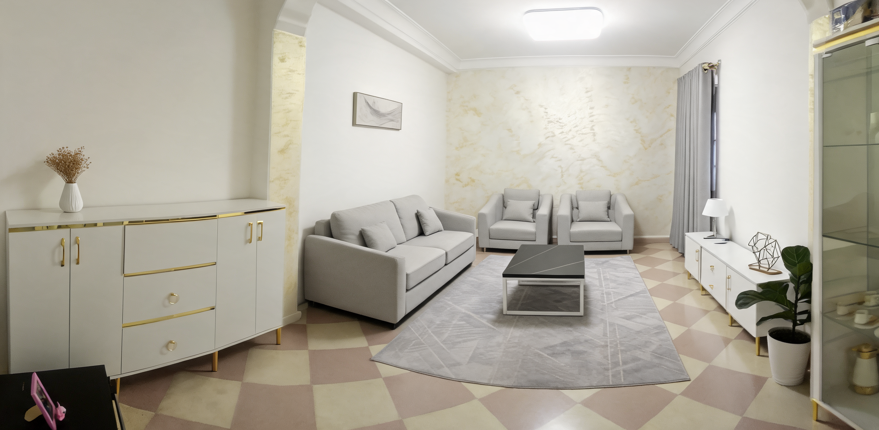 Modern Living room After