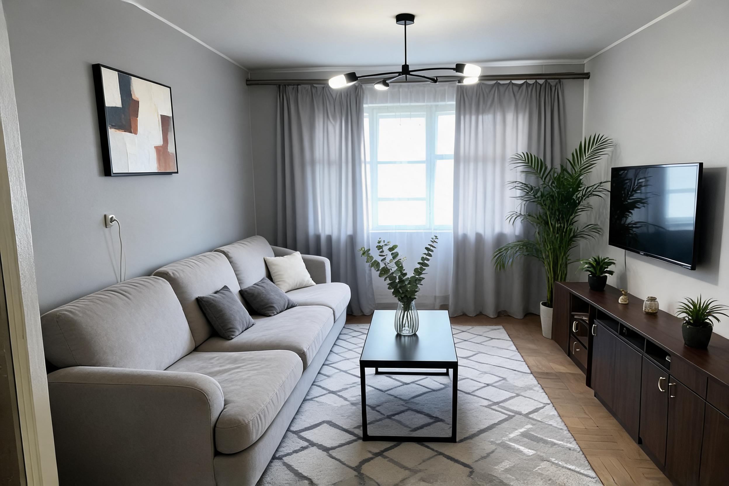 Modern Living room After