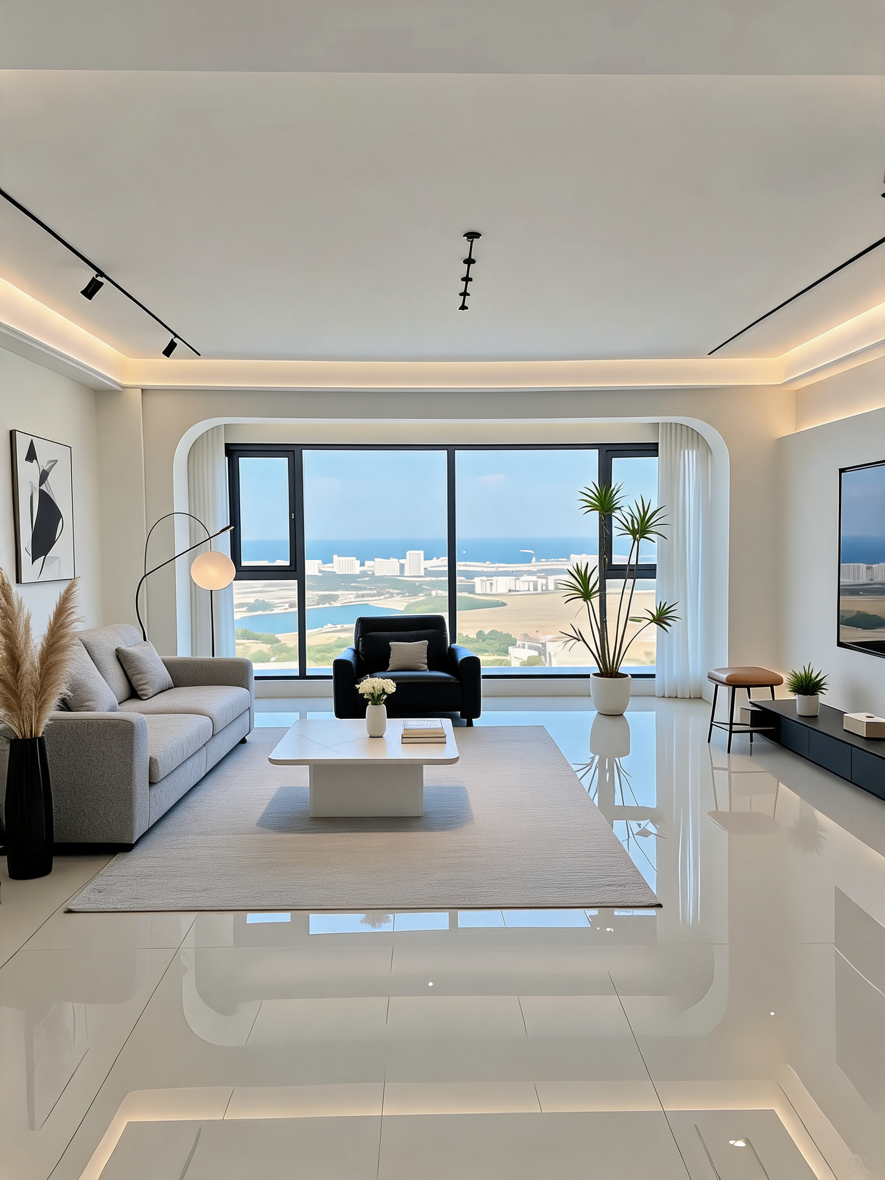 Modern Living room After