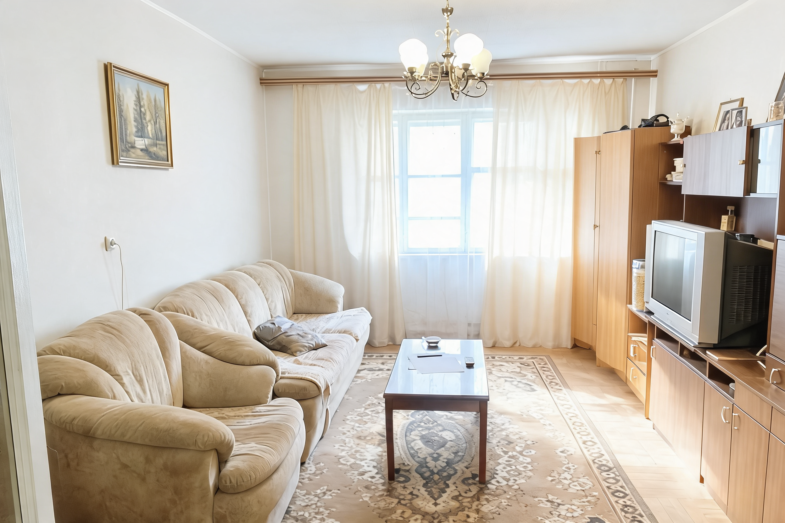 Modern Living room After