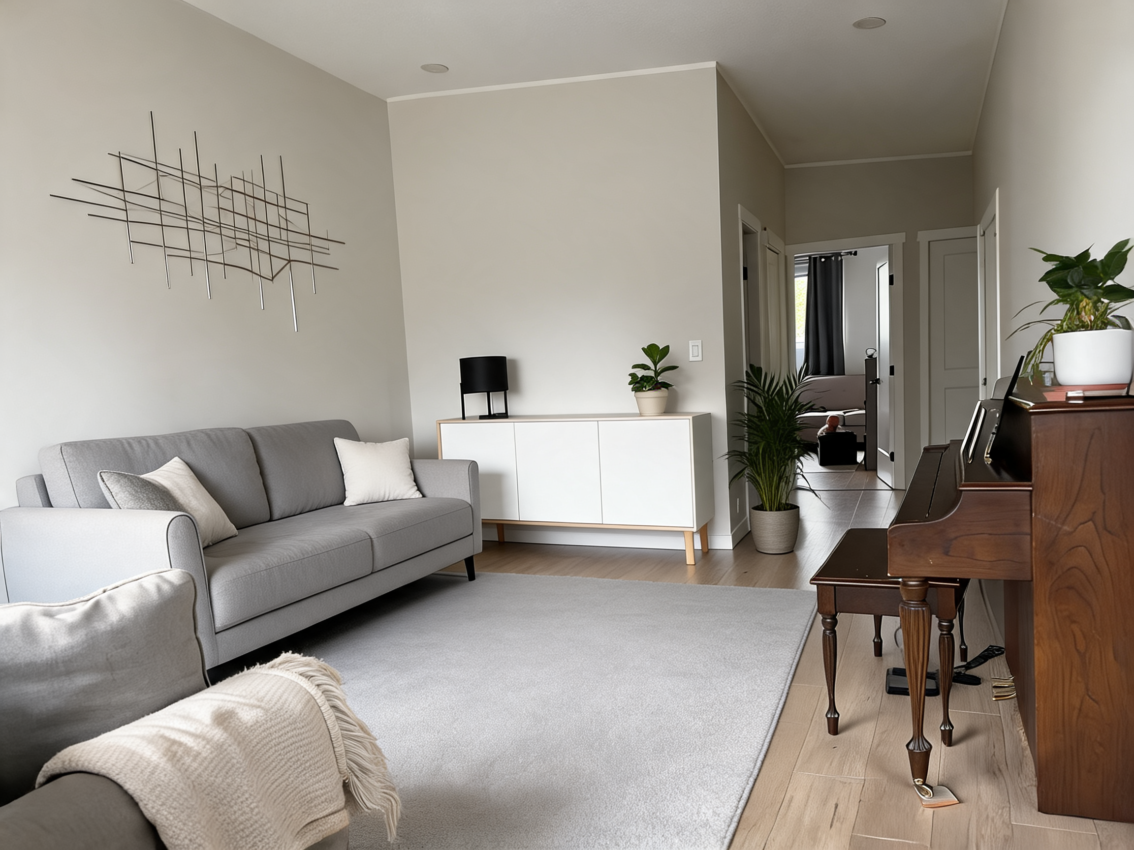 Modern Living room After