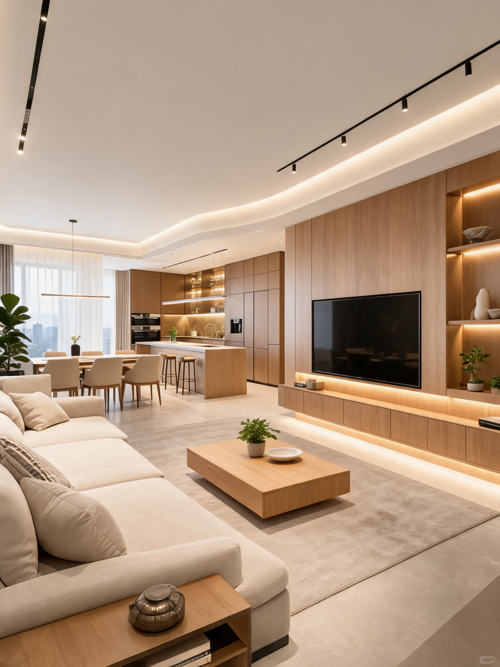 Scandinavian Living room After